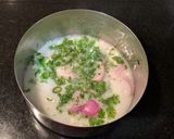 A picture of step 4 of Pakhala Bhata (Fermented rice dish).