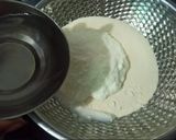 A picture of step 1 of Tiranga Dhokla.