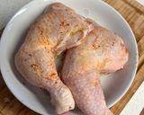 A picture of step 3 of Roasted Chicken with Sweet Potatoes and Vegetables.