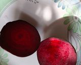A picture of step 1 of Beetroot Tikki.