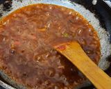 A picture of step 6 of Gobhi Manchurian Chinese style.