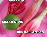 Gambar langkah 1 resipi Sambal Ikan Bunga Kantan.