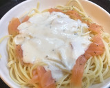 Foto del paso 3 de la receta: Espaguetis con salmón ahumado