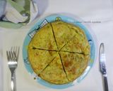 Foto langkah ke 10 dari resep Tortilla Española/Tortilla de Patatas (Omelet Spanyol/Spanish Omelette).