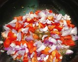 A picture of step 3 of Rajasthani Stuffed Eggplant.