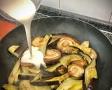 Foto del paso 3 de la receta: Berenjenas con setas shiitake y chia en salsa de coco