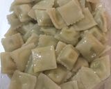 Foto del paso 3 de la receta: Ravioles de Queso Azul y Mozzarella a lo BICHA