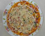 थिन क्रस्ट पनीर पिज़्ज़ा (Thin Crust paneer pizza recipe in hindi) रेसिपी चरण 3 फोटो