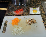 Foto del paso 1 de la receta: Albóndigas veganas de tempeh en salsa de almendras con quinoa