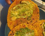 A picture of step 4 of Multi flour Methi Masala Thepla Wrap😋.