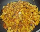 A picture of step 3 of Aloo ki bujhiya.
