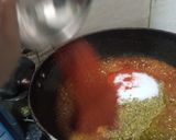 A picture of step 2 of Kacche aam ki khatti meethi chutney.