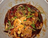 Foto langkah ke 6 dari resep Lotus root with prawn/akar teratai udang.