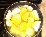 A picture of step 1 of Sweet potatoes with spinach sauce and poached eggs.