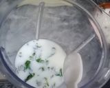 A picture of step 1 of Mint lassi 🌿🌿.