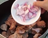 A picture of step 1 of Shikum Puri kebab🍘.