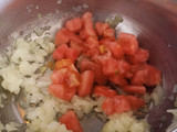 Curry de garbanzos y camarones