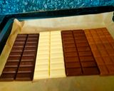 Une image de l'étape 2 de Tablette de chocolat marbrée maison.