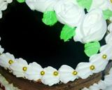 A picture of step 6 of Chocolate fudge ice cake.