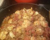 A picture of step 1 of Shrimp & Sausage Grits.