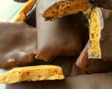A picture of step 13 of Vickys Homemade 'Cadburys Crunchie' Bars, GF DF EF SF NF.