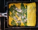 Foto del passaggio 3 della ricetta Frittata di spinaci novelli