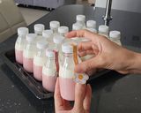 Foto langkah ke 4 dari resep Puding Sedot Strawberry.