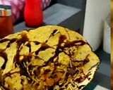 A picture of step 3 of Chocolate papad with biscuits sandwich.