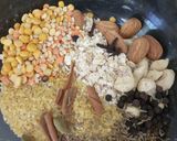 A picture of step 1 of Veg haleem.
