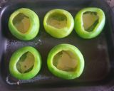 Foto del paso 6 de la receta: Zapallitos de tronco, rellenos con lomito ahumado..