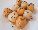 รูปขั้นตอนการทำที่ 9 ของ Pumpkin Pie & Corn Mochi Ball บัวลอยพายฟักทอง &ข้าวโพดหวานกระวาน