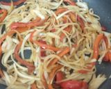 Foto del paso 1 de la receta: Trenza de hojaldre de pollo, bacon y queso