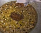 A picture of step 3 of Lobia Curry.