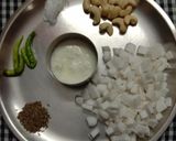नारियल चटनी (Nariyal chutney recipe in hindi) रेसिपी चरण 1 फोटो