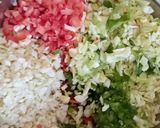 A picture of step 2 of Apple cabbage sandwich.