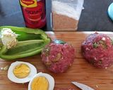 Foto del paso 1 de la receta: Bola de carne rellena 🍖