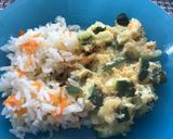 Foto del paso 3 de la receta: Guiso de zapallo italiano y arroz basmasti ♥️