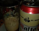 Foto del paso 1 de la receta: Malta con huevo batido... que alimento. !!😉🙋‍♀️😘
