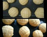 Foto langkah ke 9 dari resep Melonpan (Melon Bread), Roti Manis Jepang.