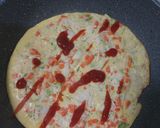 Foto langkah ke 4 dari resep Pizza telur veggie.