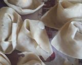 A picture of step 5 of Qeema vgi wonton.