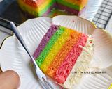 Foto langkah ke 8 dari resep Rainbow Cake Ekonomis.