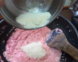A picture of step 2 of Pink Mawa Burfi.