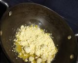 A picture of step 5 of Kantola besan sabji.