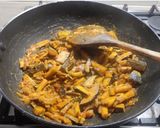 A picture of step 5 of Eggplant subji🍆.