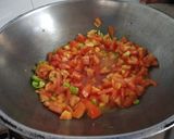 A picture of step 2 of Tomato peas sabji.