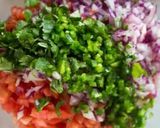 A picture of step 1 of Tri colour pulao.