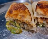 A picture of step 3 of Quick Falafel Wraps.