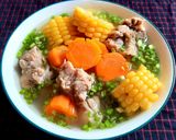 Hình bước làm 5 của món Canh bắp mỹ hầm xương