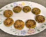 A picture of step 15 of Healthy High Protein Sprouted Green Gram Oats Paneer Tikki.